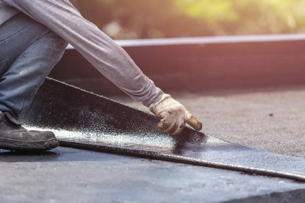 Professional Waterproofing technician working in Waterport, NY